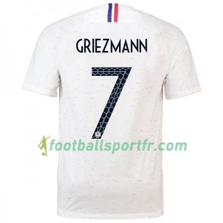 Tenue France Griezmann 7 Exterieur Coupe du monde 2018 Maillot de Foot